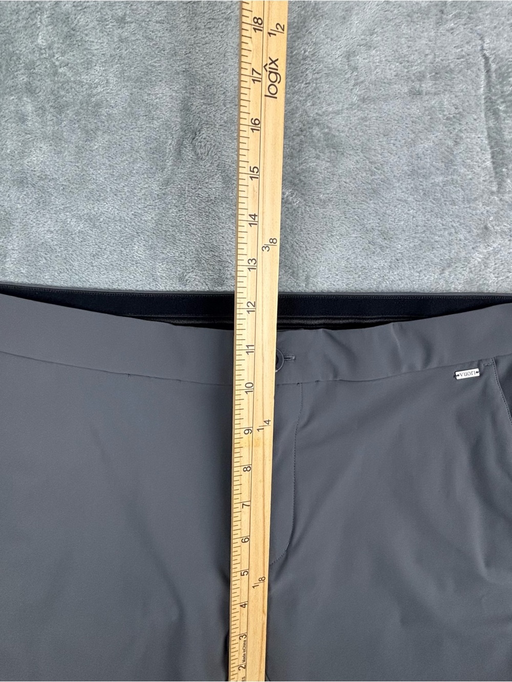 Vuori Fleet Short Mens Large Gray Stretch Performance Wicking Drawstring V386 - Picture 11 of 13